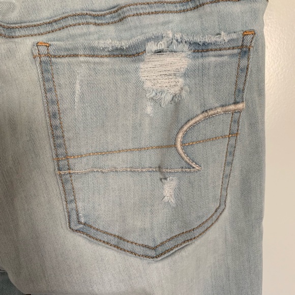 American Eagle- Distressed stretch legging jeans - Picture 4 of 6